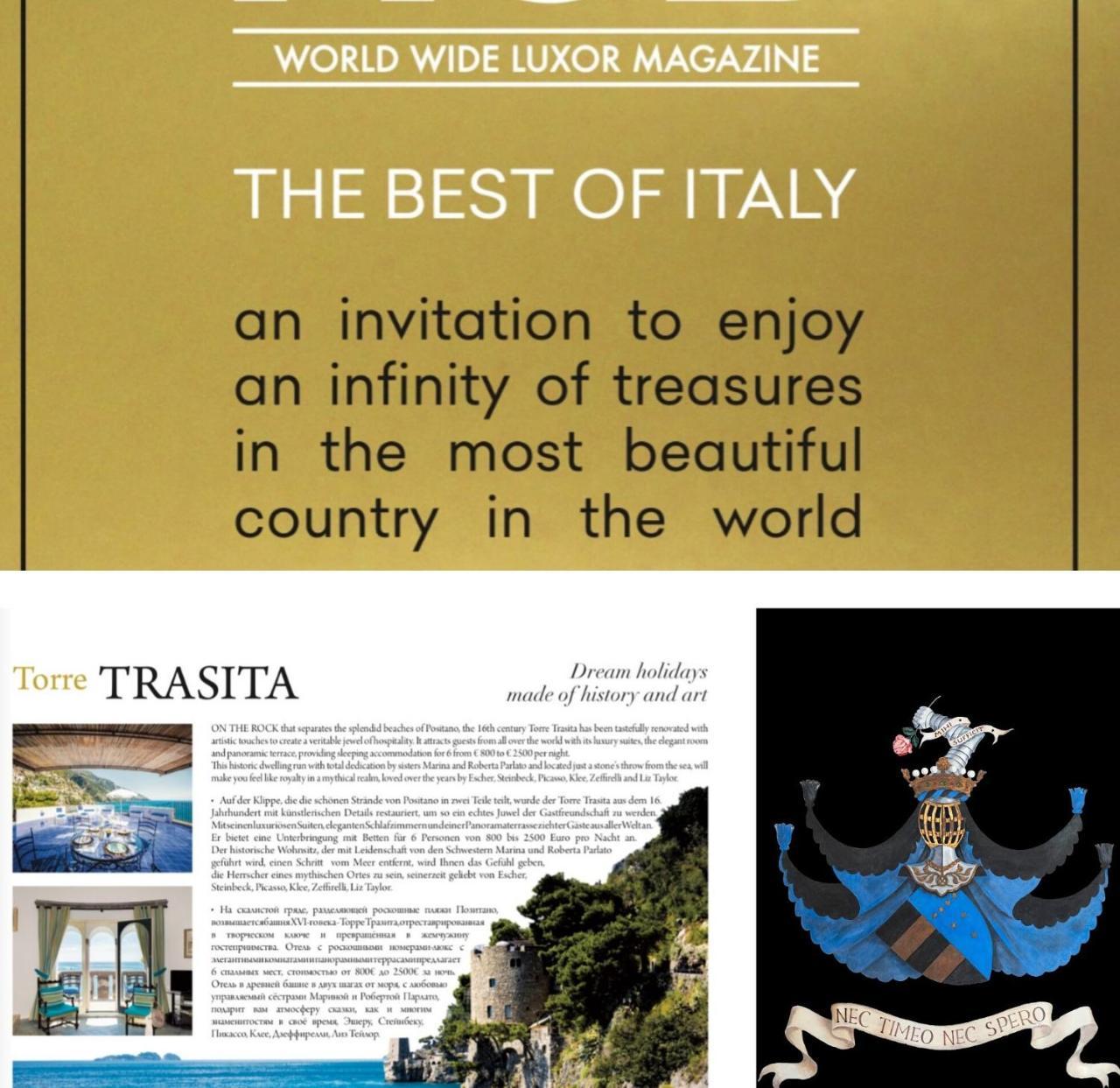 Villa Torre Trasita Luxury Suites Positano Kültér fotó